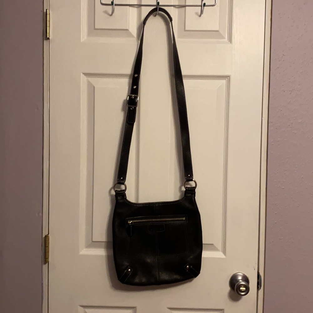 Leather Coach purse